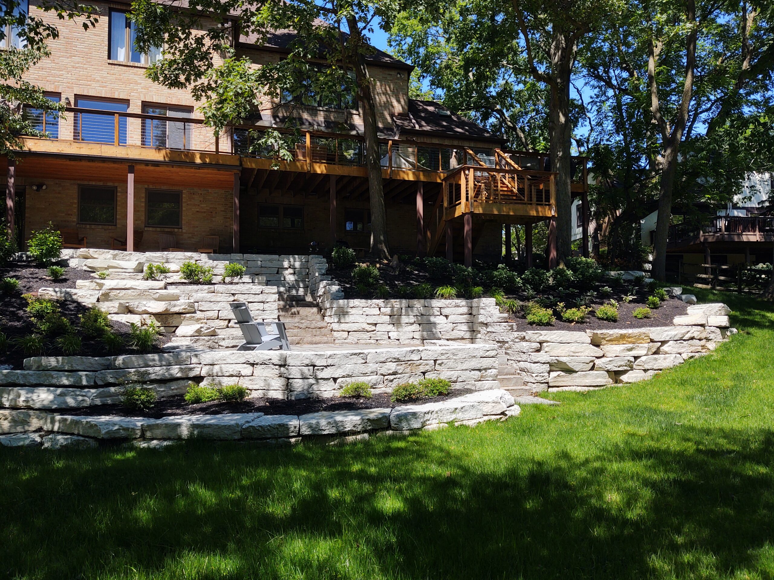 Retaining Wall & Patio