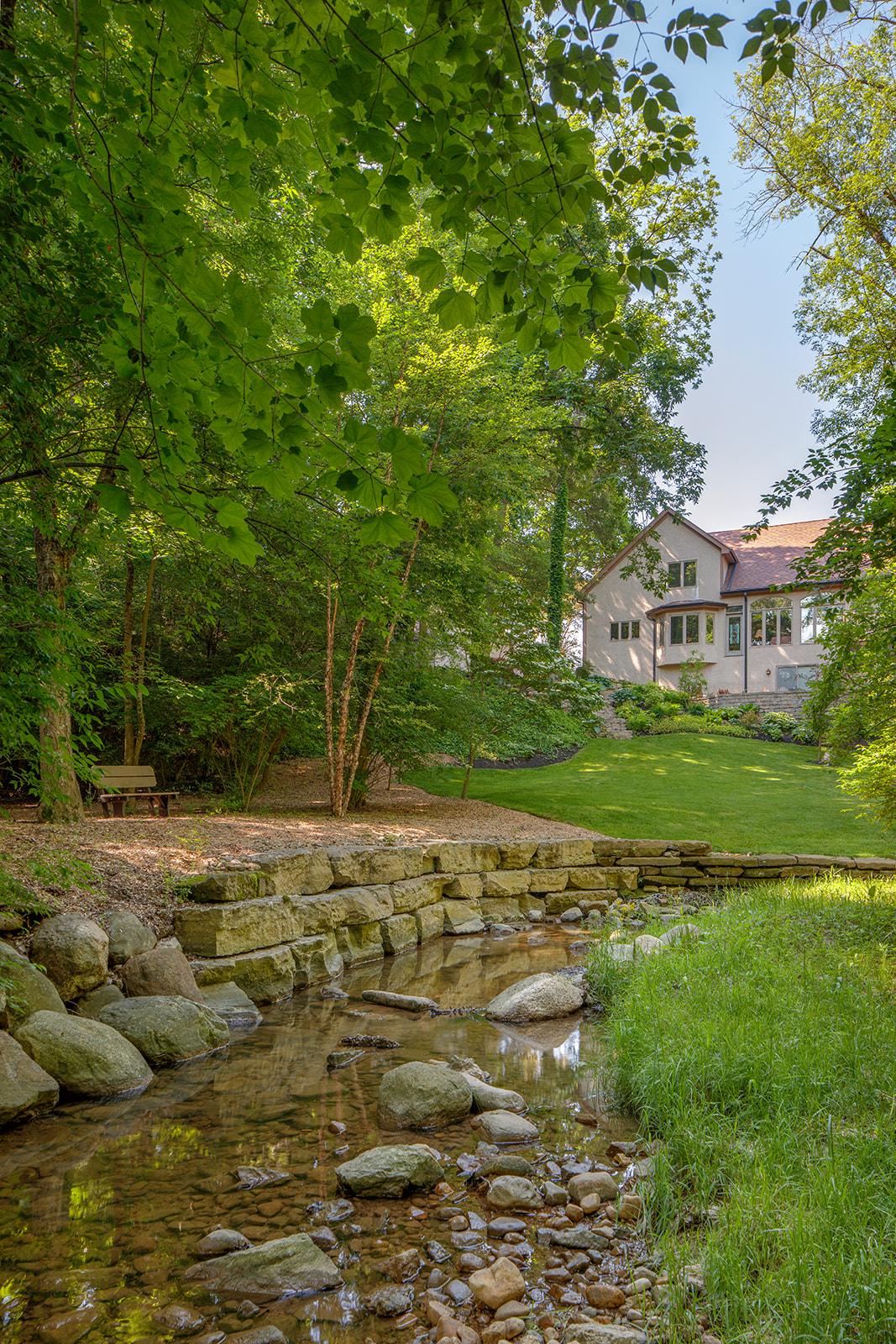 Creek Retaining Wall